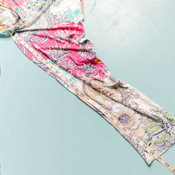 NEW Soma 2-Piece Rainbow Paisley Tee Pant Stretch Sleep Set Size Small - Picture 6 of 12